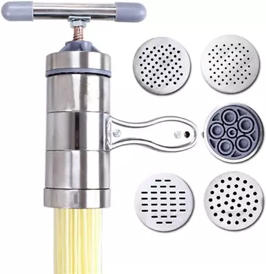 Stainless Steel Manual Noodle Press Making Machine Pasta Spaghetti Fettuccine • $20.23