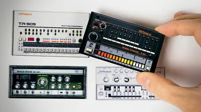 $17.80 • Buy Roland TR-808, TR-909, TB-303 And Space Echo 2D MAGNET SET