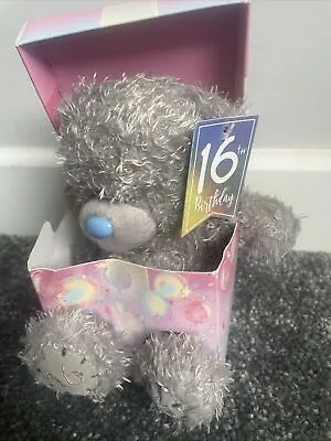 Me To You Tatty Teddy Happy 16 TH  Birthday Bear Soft Toy • £10.99