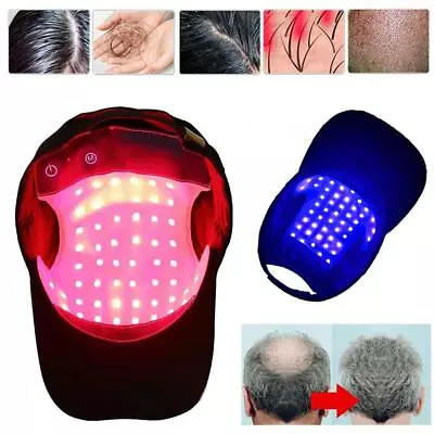 Laser LED Red Light Therapy Hair Growth Cap Fast Regrowth Anti Hair L • £29.28