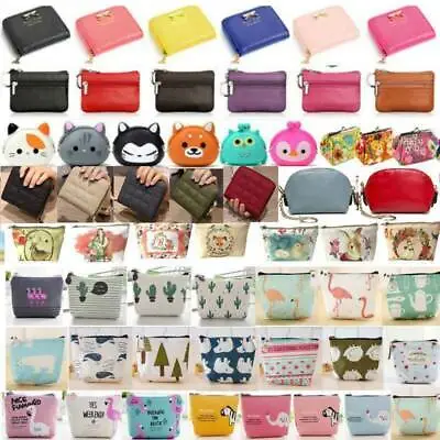 £2.03 • Buy Womens Girls Small Wallet Card Holder Key Coin Purse Cute Handbag Clutch Bags