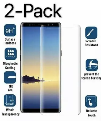 2Pack Tempered Glass Screen Protector For Samsung Galaxy S7 S9 S8 Plus Note 8 9 • $5.89