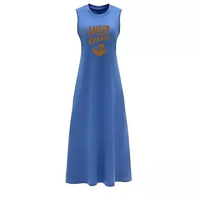 Women's Long Summer Dress Comfortable Clothes Breathable Trendy Maxi Dress For • $30.71
