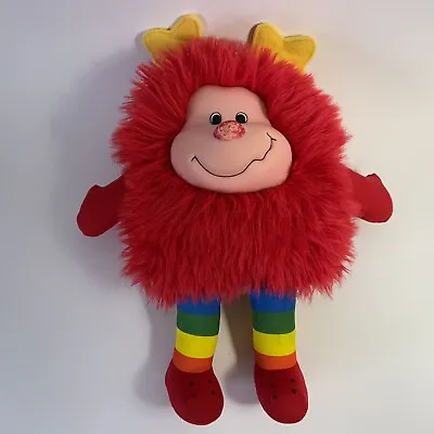 Vintage 1980’s Hallmark Mattel Rainbow Brite Sprite - Romeo Red Plush 12” • £7.99