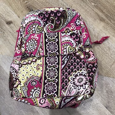 Vera Bradley Small Backpack In Very Berry Paisley  • $22.95