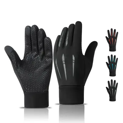 ONESAVE Winter Gloves Fleece Thermal Touch Screen Waterproof Windproof Warm Men • £5.99