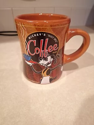 Mickey's Coffee Disney Blend Really Swell Mug Cup Goofy Walt Disney Theme Parks • $28.99