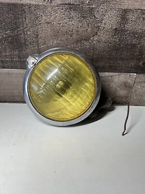 Vintage Unity Seelite Dome Two Tone Amber Lens Auto Fog Light Hot Rod Rat Rod • $49.99