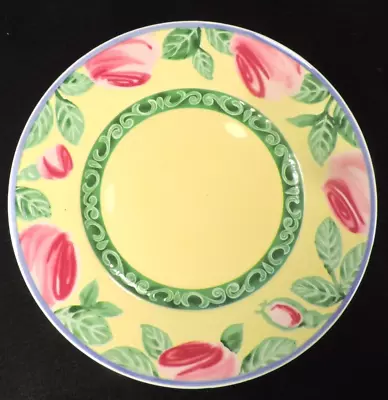 Set Of 7 VILLEROY & BOCH SWITCH SUMMERHOUSE (A ROSE) SALAD/ DESSERT PLATES Mint • $85