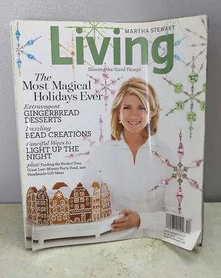 MARTHA STEWART LIVING Magazine December 2007  Holiday Issue Home Decor Vtg  • $8