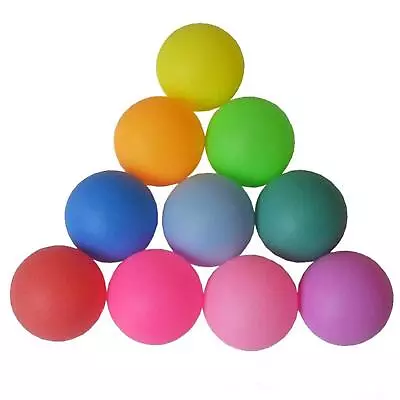 Colorful Pong Ball 40MM For Entertainment Table Tennis Ball U6 D F7R3 • $8.04