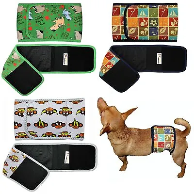 Dog BELLY BAND Male Diaper Wrap Reusable Washable NEOPRENE Small Large XXS- XXXL • $36.99