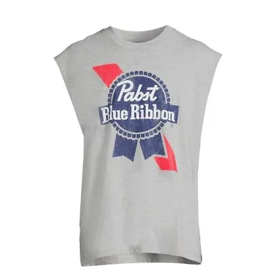 Pabst Blue Ribbon Men’s Gray Muscle Tank Top Size 2XL (50-52) NEW • $14.98