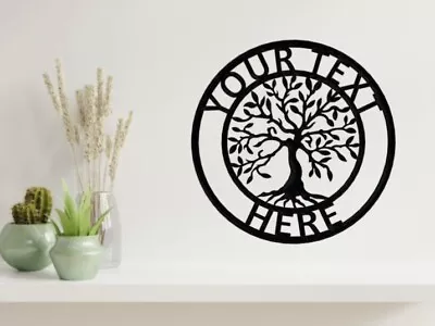 Tree Of Life Metal Wall Art **Free Design Preview Before Purchase** • £54.99