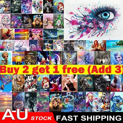 Full Drill DIY 5D Diamond Painting Photo Embroidery Cross Stitch Kits Decor Arts • $10.19