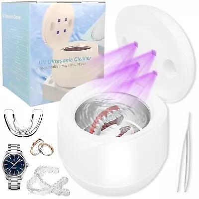 Ultrasonic Retainer Cleaner Machine - Deep UV Cleaning For Dentures Jewelry • $24.99