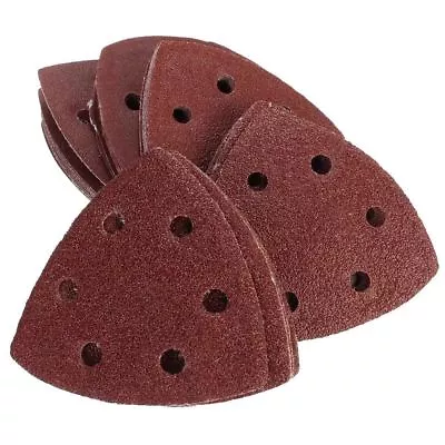£5.53 • Buy 50x DELTA SANDING PADS DETAIL SANDING SHEETS TRIANGLE SANDING PAD 90mm 40 GRIT