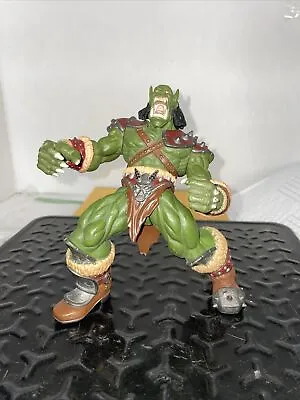 World Of Warcraft Orc Grunt 7” Action Figure By Blizzard Entertainment 1998 VTG • $10