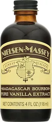 Nielsen-Massey Finest Quality Madagascar Bourbon Pure Vanilla Extract 4OZ 2 PACK • $29.99