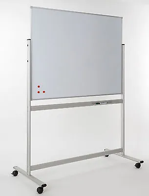 Mobile Writing Whiteboard Magnetic 1200mm X 900mm Landscape DBD10308 • £165