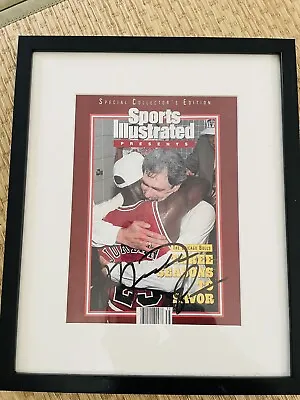 Michael Jordan Signed Finals Sports Illustrated Magazine • $375
