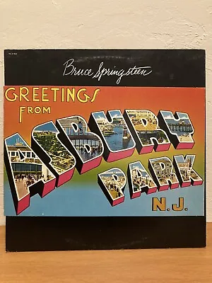 $11.99 • Buy Bruce Springsteen Greetings From Asbury Park Vinyl LP VG++/VG+ Plays Fantastic!