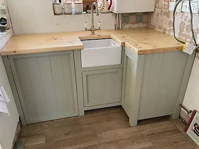 £1295 • Buy Belfast Sink Unit With 2 Cupboards & Appliance Space