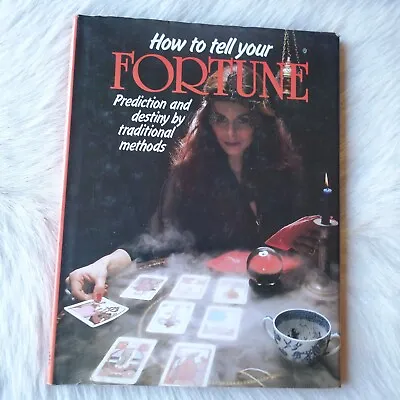HOW TO TELL YOUR FORTUNE 1985 Vtg Fortune Telling Vtg Tarot Vtg Phrenology Omens • $50.19