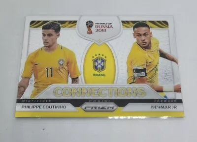 $13.50 • Buy Philippe Coutinho Neymar Jr Connections Card 2018 Panini Prizm World Cup Nm
