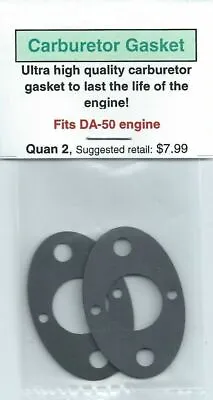 DA-50 Carburetor/Intake Gasket 2 Pack NIP • $6.99