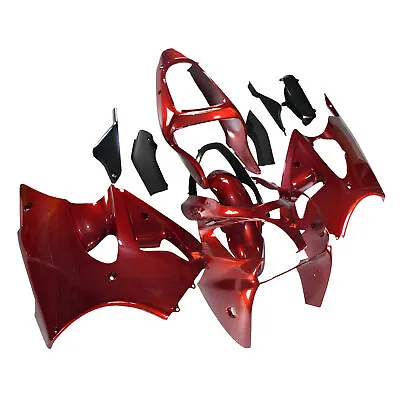 Bodywork For Kawasaki Ninja ZX-6R 2000 2001 2002 ZZR600 05-08 Candy Red Fairings • $371.40