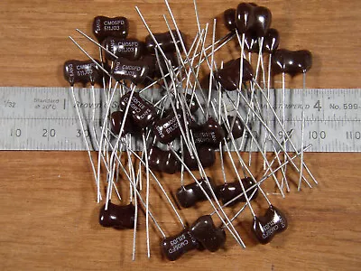 510 PF Silver Mica Capacitors Qty 25 • $7