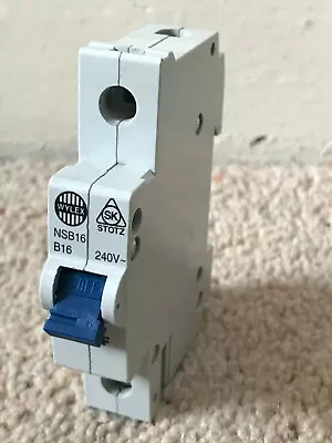 Wylex 16a 16ammp B16 Nsb16 Sk Stotz Mcb Miniature Circuit Breaker Fuse Uk Made • £7.99