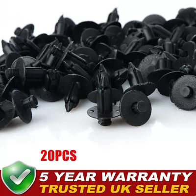 20x 8mm Hole Bike Fasteners Plastic Rivet Fairing Trim Clips Honda Yamaha Suzuki • £4.99