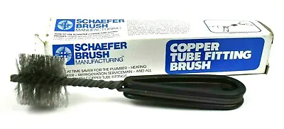 Schaefer Brush Mfg #00950-0 1-1/4  ID Stainless Steel Copper Tube Fitting Brush • $14.99