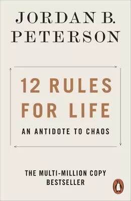 NEW 12 Rules For Life 2019 By Jordan B Peterson Paperback Book | FREE SHIPPING| • $18