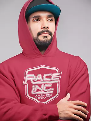 RAce Inc Bmx Hoodie Red Size S-xxl Kuwahara  Vintage Bmx Shirts Rad Bmx Movie • $39.99