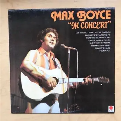 Max Boyce In Concert Lp 1980's Issue Of 1971 Recordings Uk • £12