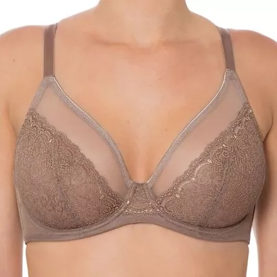 Triumph Sheer Minimiser Bra 10160989 Mocca • $38.50