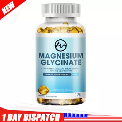 500mg Magnesium Glycinate High AbsorptionImproved SleepStress & Anxiety Relief • $13.58