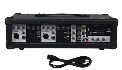 Rockville 800w Powered 4 Channel Mixer/Amplifier W Bluetooth/EQ/Effects • $104.99