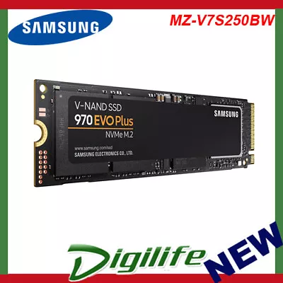 Samsung 970 EVO Plus 250GB NVMe M.2 (2280) 3-Bit V-NAND SSD MZ-V7S250BW  • $96.90