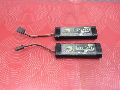 2X Venom 5000 NiMh 7.2 Power Pack Battery. Traxxas Losi Associated HPI Tamiya • $25.99