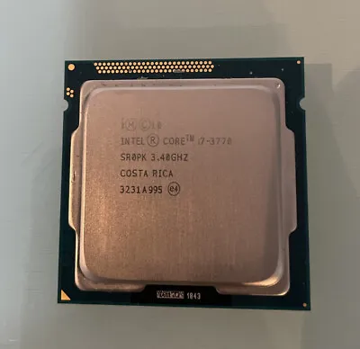 £24.99 • Buy Intel Quad Core I7-3770 Processor 3.4GHz