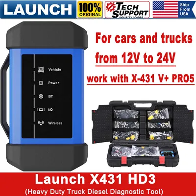 LAUNCH X431 HD3 Heavy Duty Module Truck Diagnostic Adapter For X431 V+ PRO3S+ V • $759