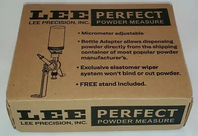 $31.61 • Buy Lee 90058 Precision Reloading Perfect Powder Measure Bottle Adapter With Stand