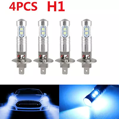 4Pcs H1 ICE Blue High Power LED Headlight Bulbs Kit Fog Light Driving DRL Light • $13.89