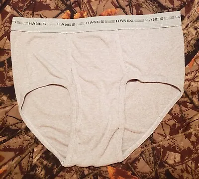 Vintage Hanes Men's Briefs Underwear Gray Large • $10