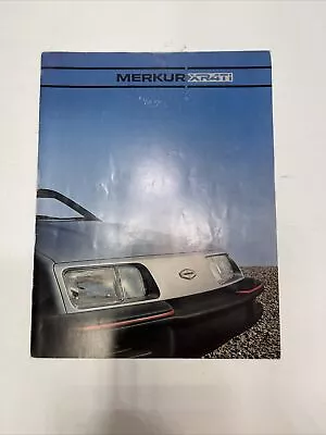 1985 Merkur Xr4ti 8-page Sierra Ford Original Sales Brochure • $5