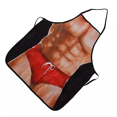 Muscle Pattern Funny Novelty Apron Kitchen Apron For Men Women Chef Waitress AOS • $11.86